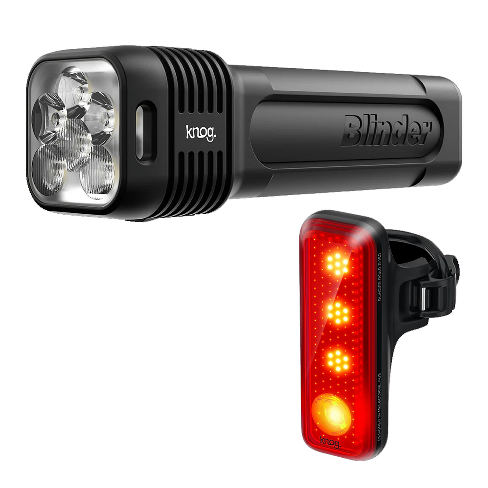 KNOG - Blinder 1300 & Blinder R-150 Rear Bike Light Set