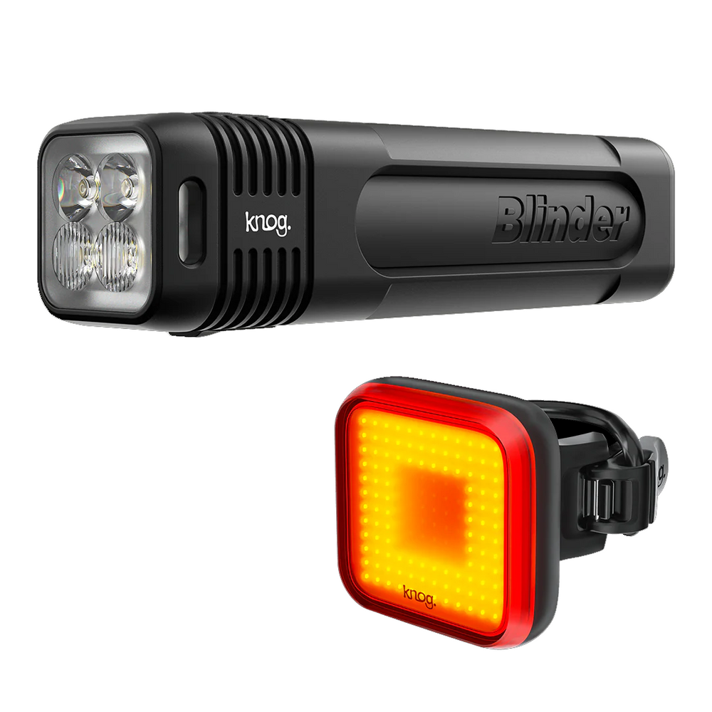 KNOG - Blinder 900 & Blinder Square Rear Bike Light Set